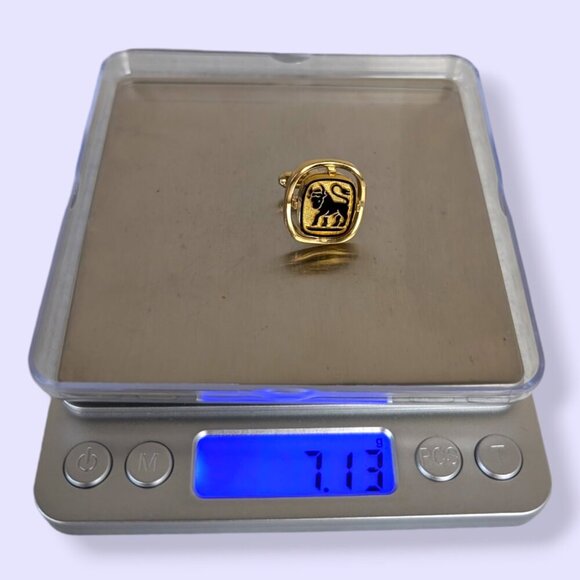 Vintage Senator Single Black Bull Cufflink - Picture 5 of 5